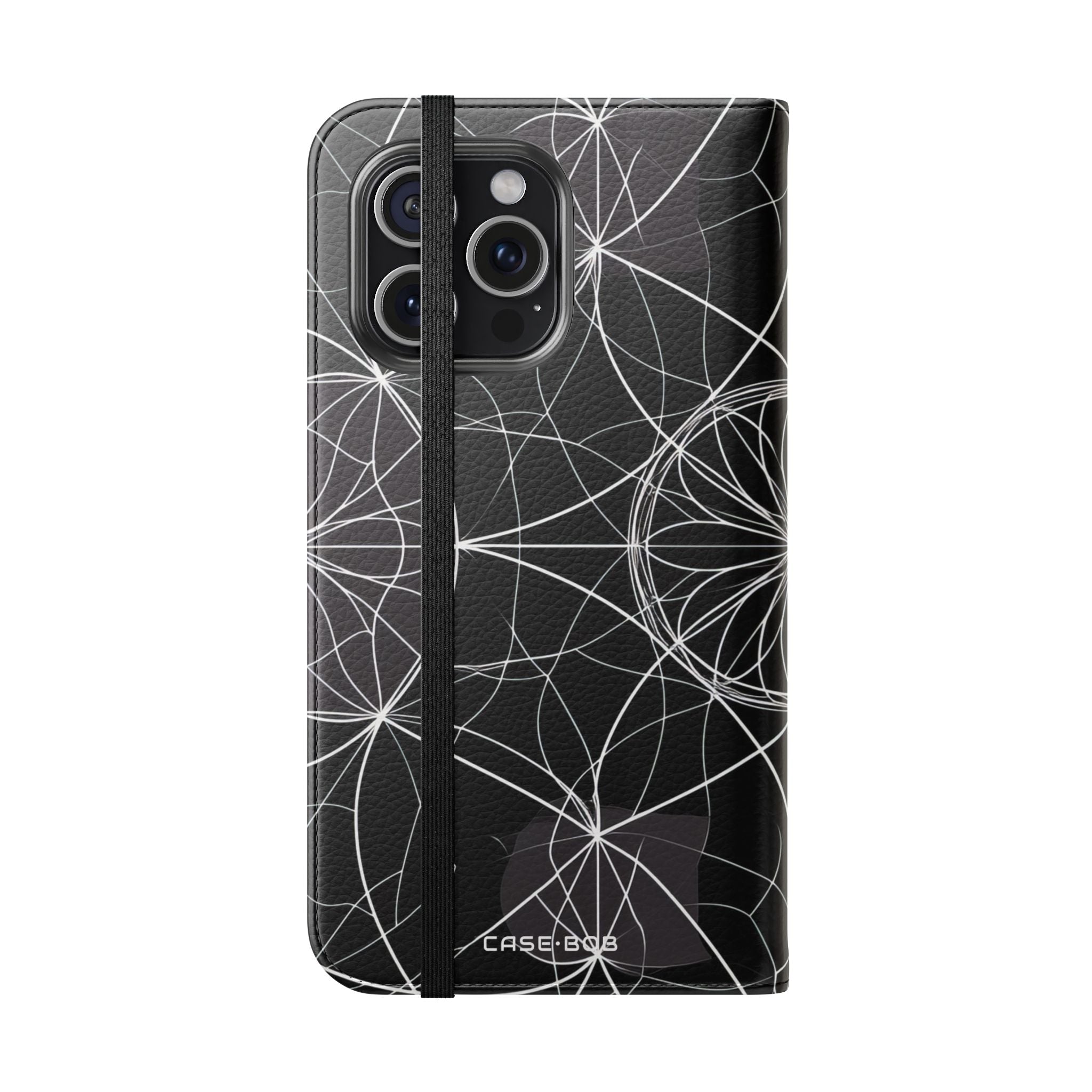 White Mandala Radiance - iPhone 15 Pro Max Case - Wallet