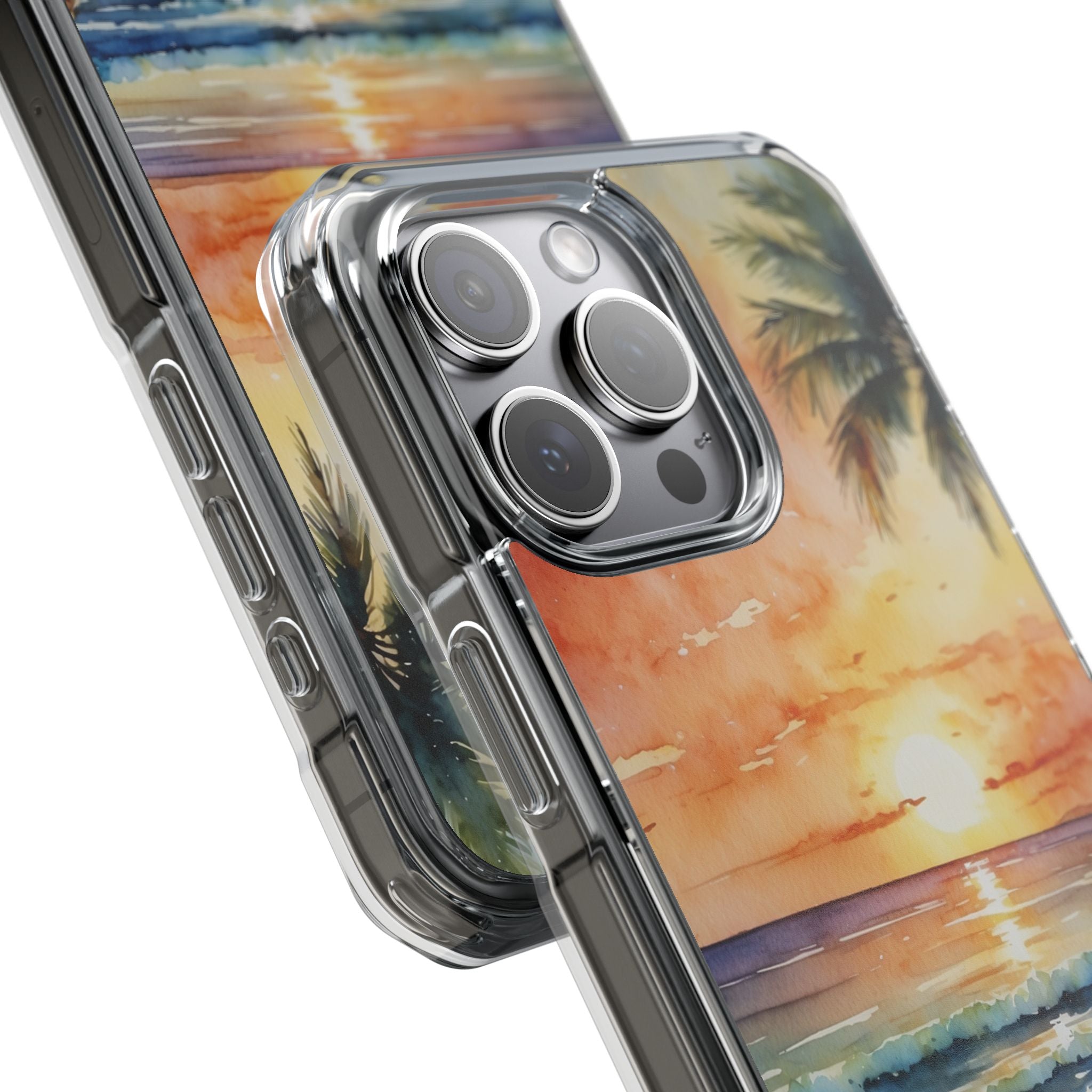 Sunset Palm iPhone 15 Pro Max Case - Impact