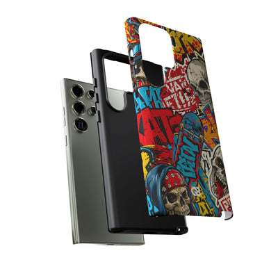 Skate Skull Riot · Tough Phone Case for Samsung · Red
