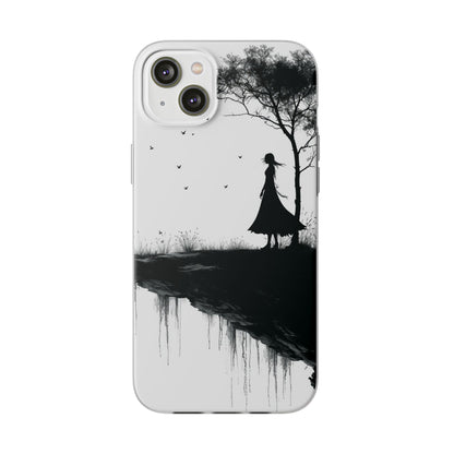 Cliffside Silhouette iPhone 14 Plus Case - Soft