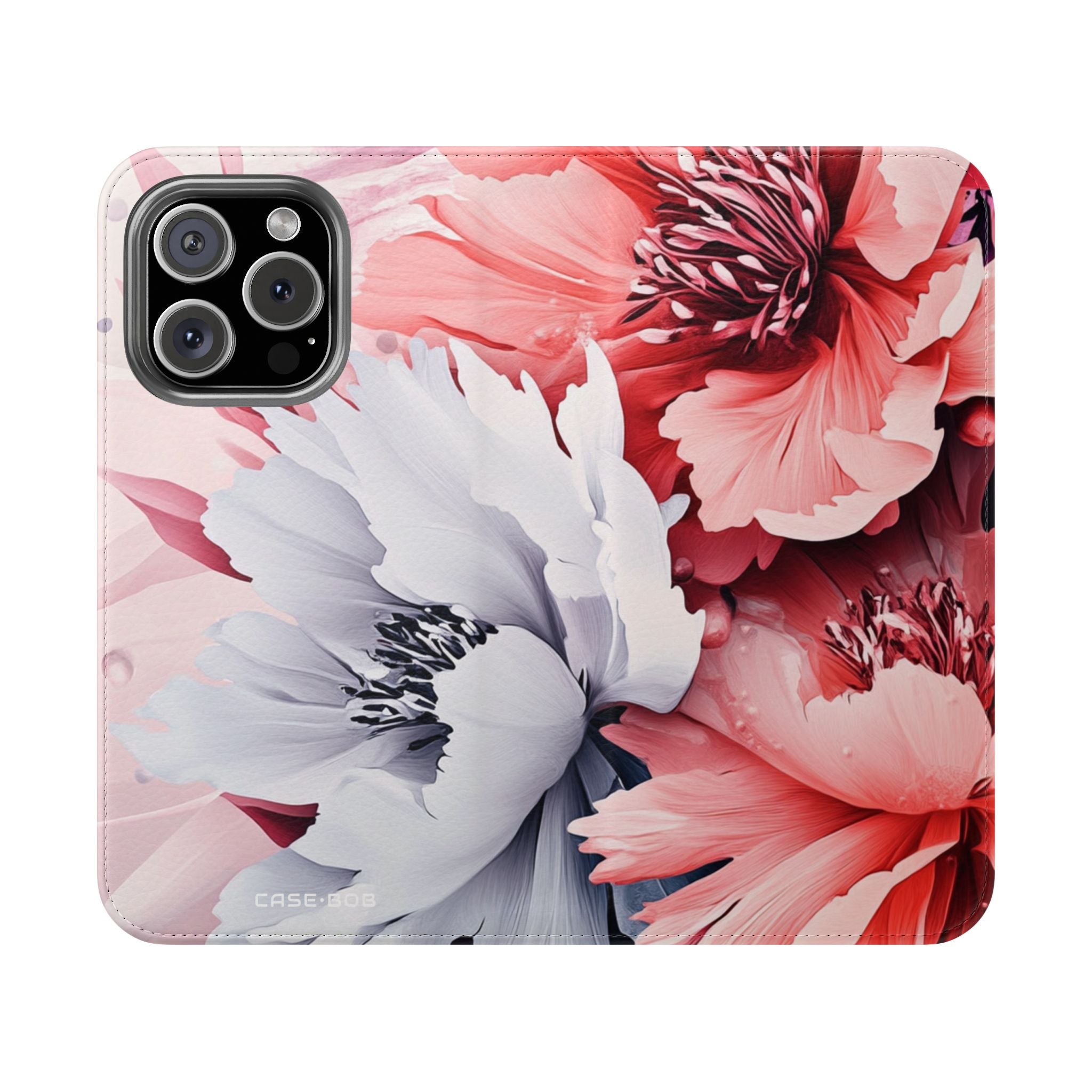 Coral Blossom - iPhone 16 Pro Case - Wallet