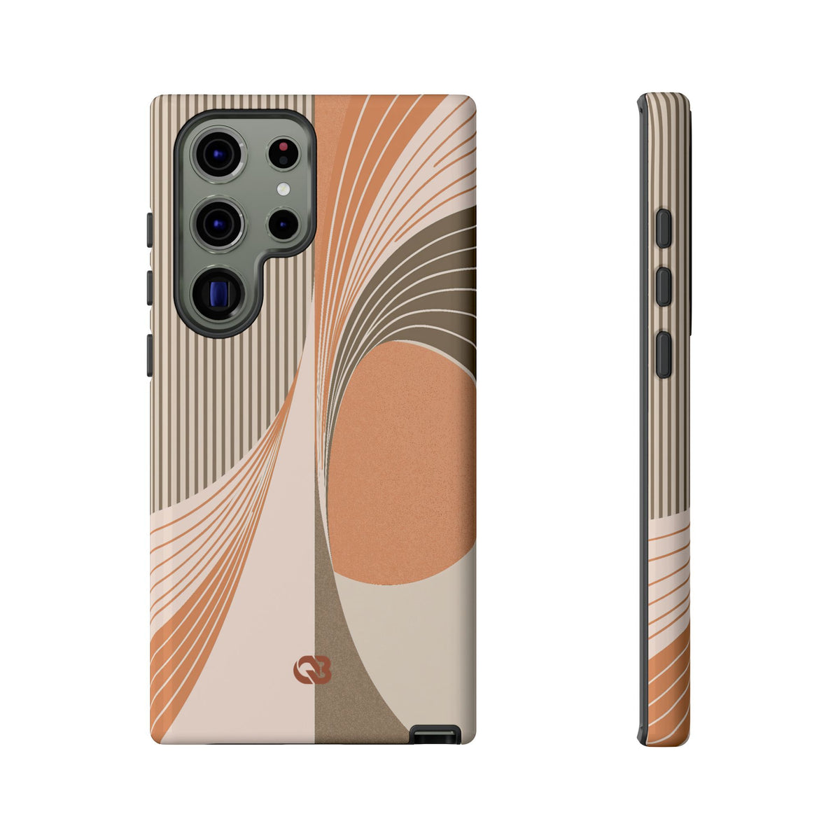 Terracotta Meridian · Tough Phone Case for Samsung · Orange