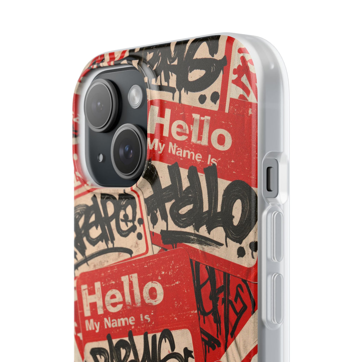 Slap Tag Collage · Lite Phone Case for iPhone ·  Red