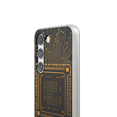 Gold Lite Phone Case for Samsung - Cyber Gold Processor