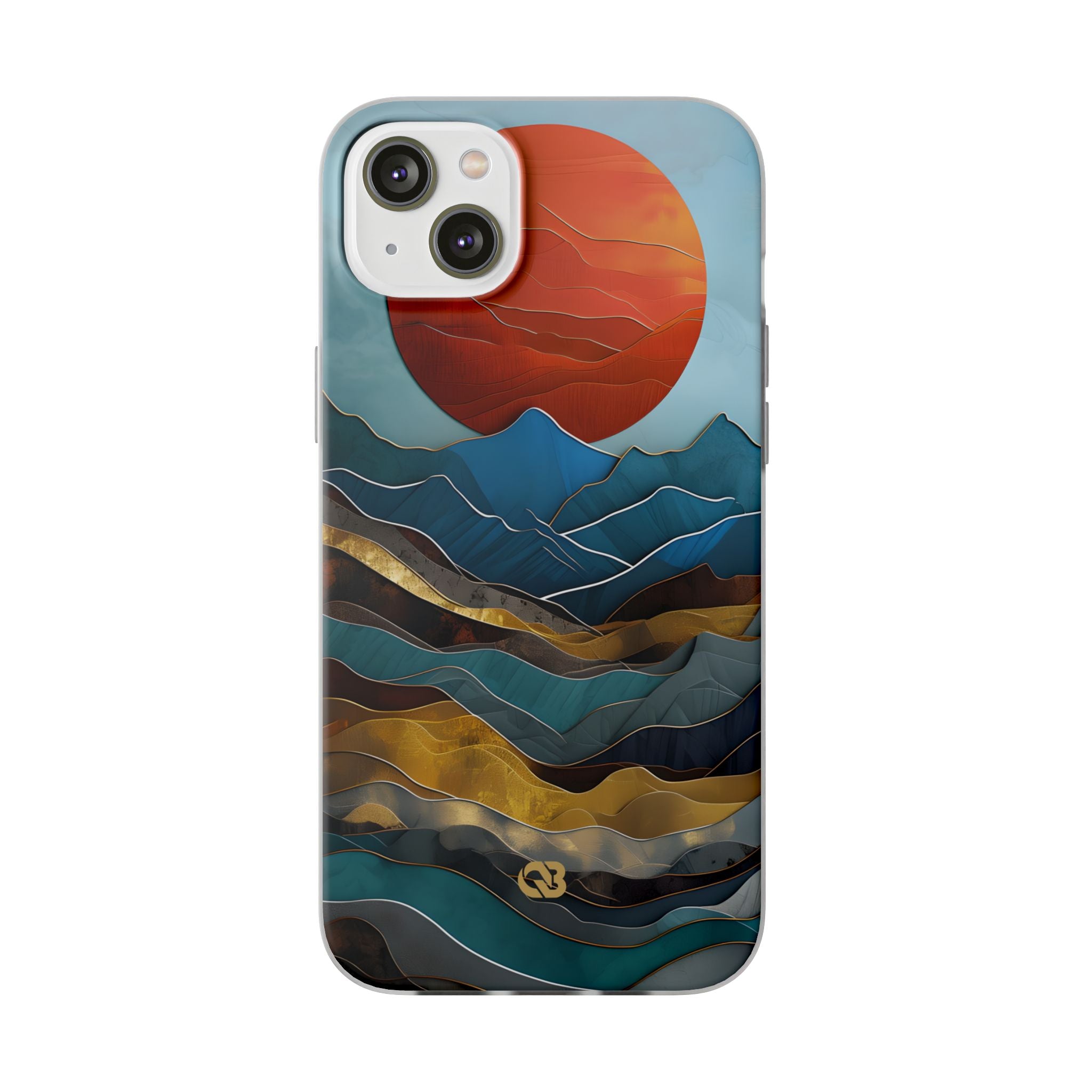 Molten Sun Peaks · Soft Coque de téléphone pour iPhone