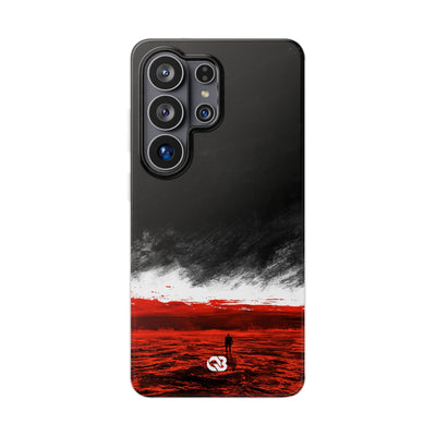 Crimson Horizon · Lite Phone Case for Samsung · Black
