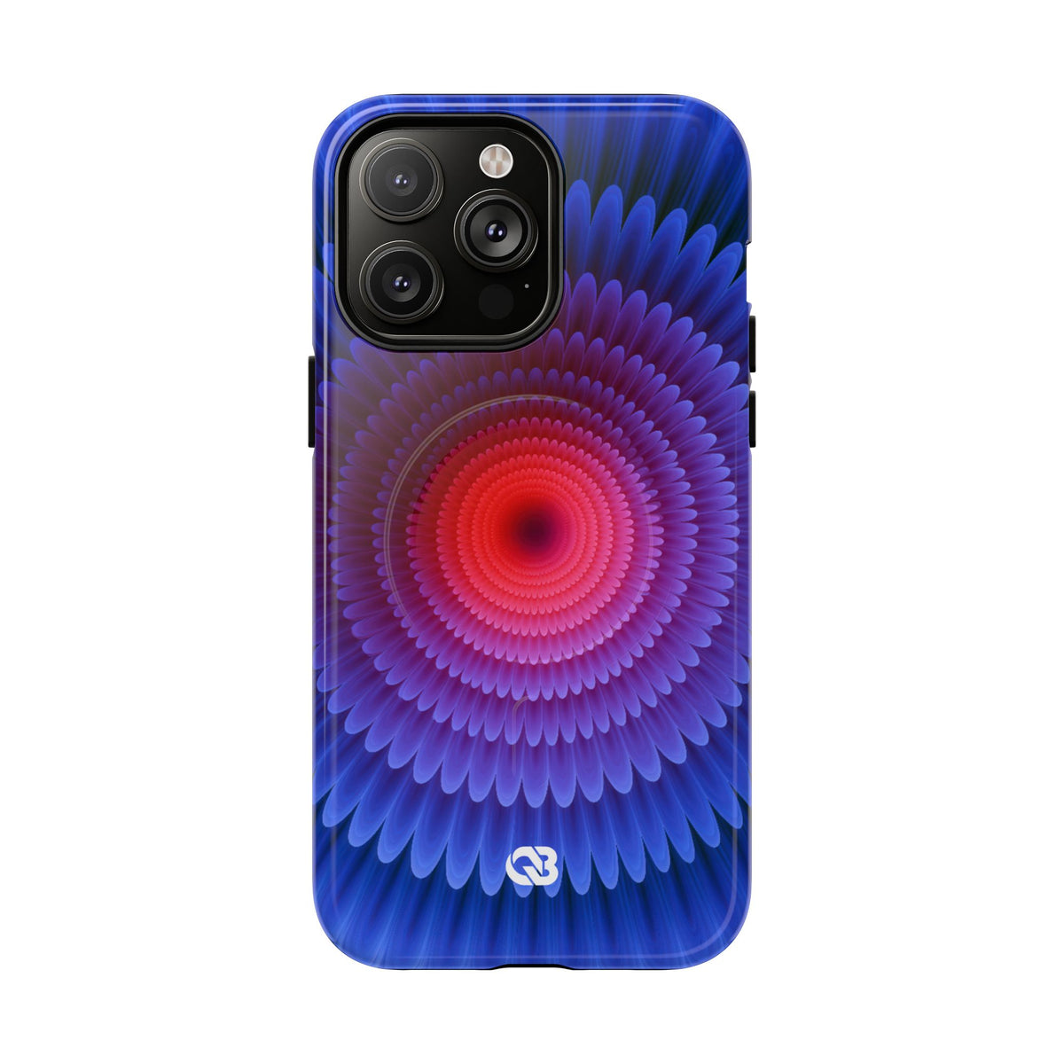 Radial Spectrum Bloom · Tough 2.0 Magnetic Phone Case for iPhone · Blue