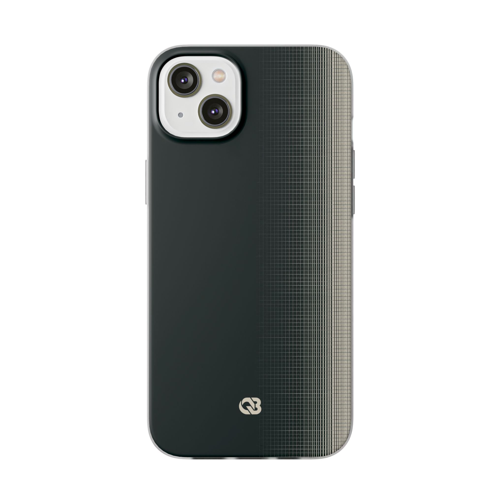 Grey Lite Phone Case for iPhone - Charcoal Tech Grid