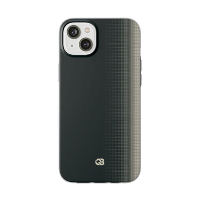 Grey Lite Phone Case for iPhone - Charcoal Tech Grid