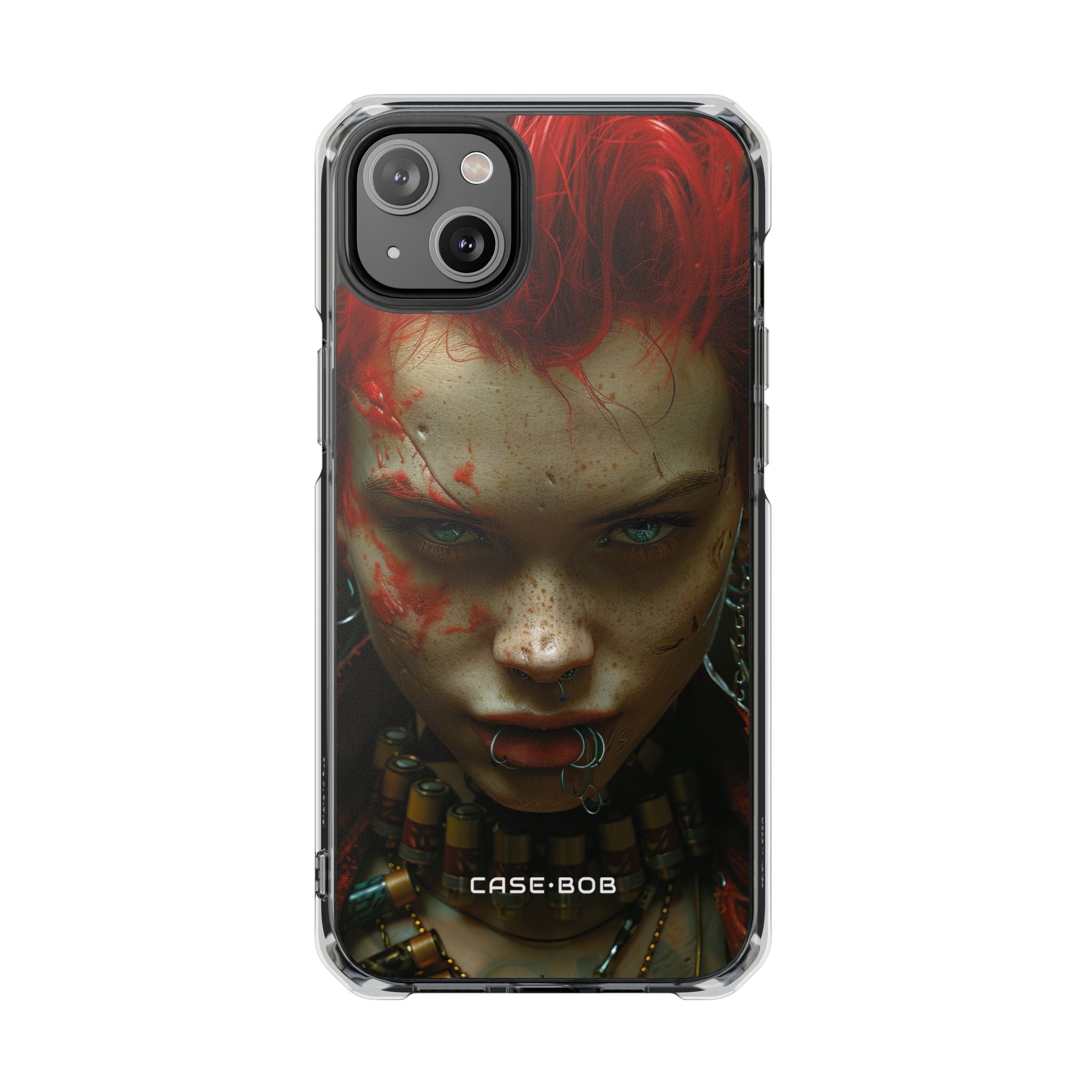 Red Spike Gaze iPhone 14 Plus Case - Impact