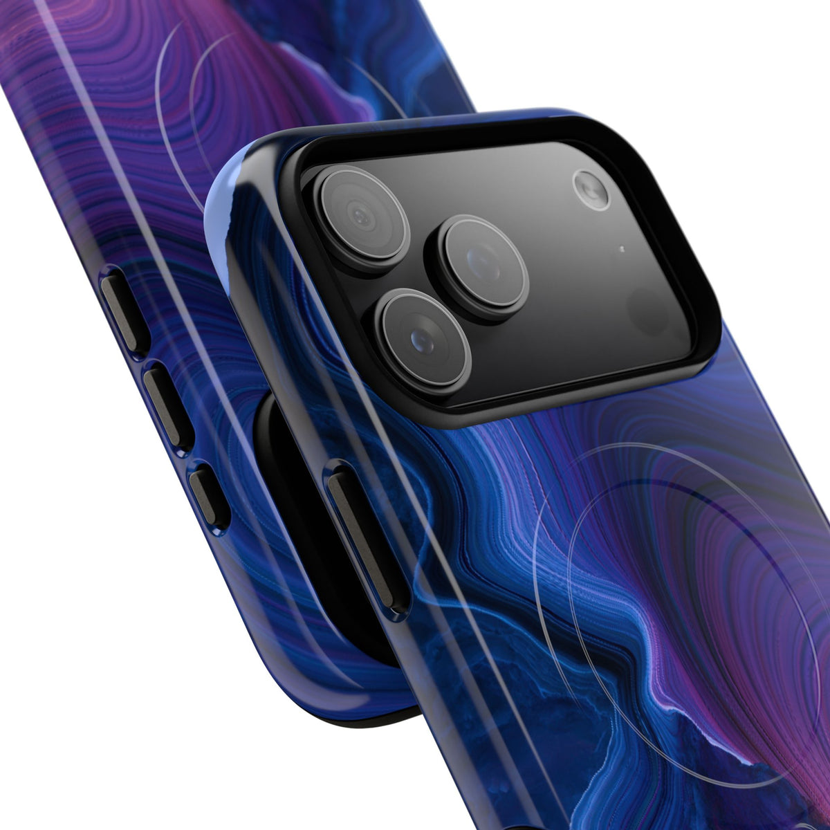 Radiant Strata · Tough 2.0 Magnetic Phone Case for iPhone · Blue