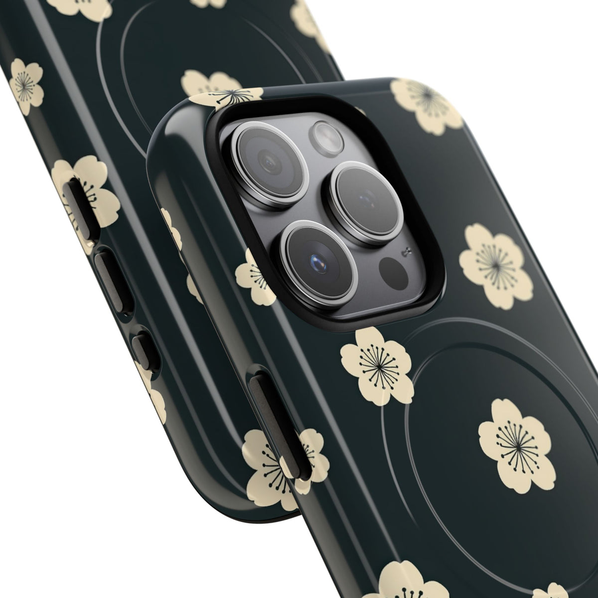 Midnight Sakura Bloom · Tough 2.0 Magnetic Phone Case for iPhone · Black