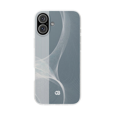 Grey Lite Phone Case for iPhone - Slate Mesh Horizon