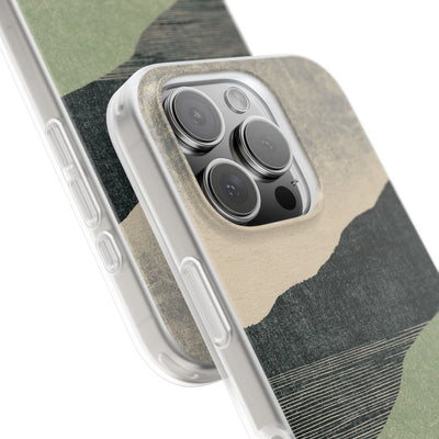 Green Lite Phone Case for iPhone - Moss Ridge Grain