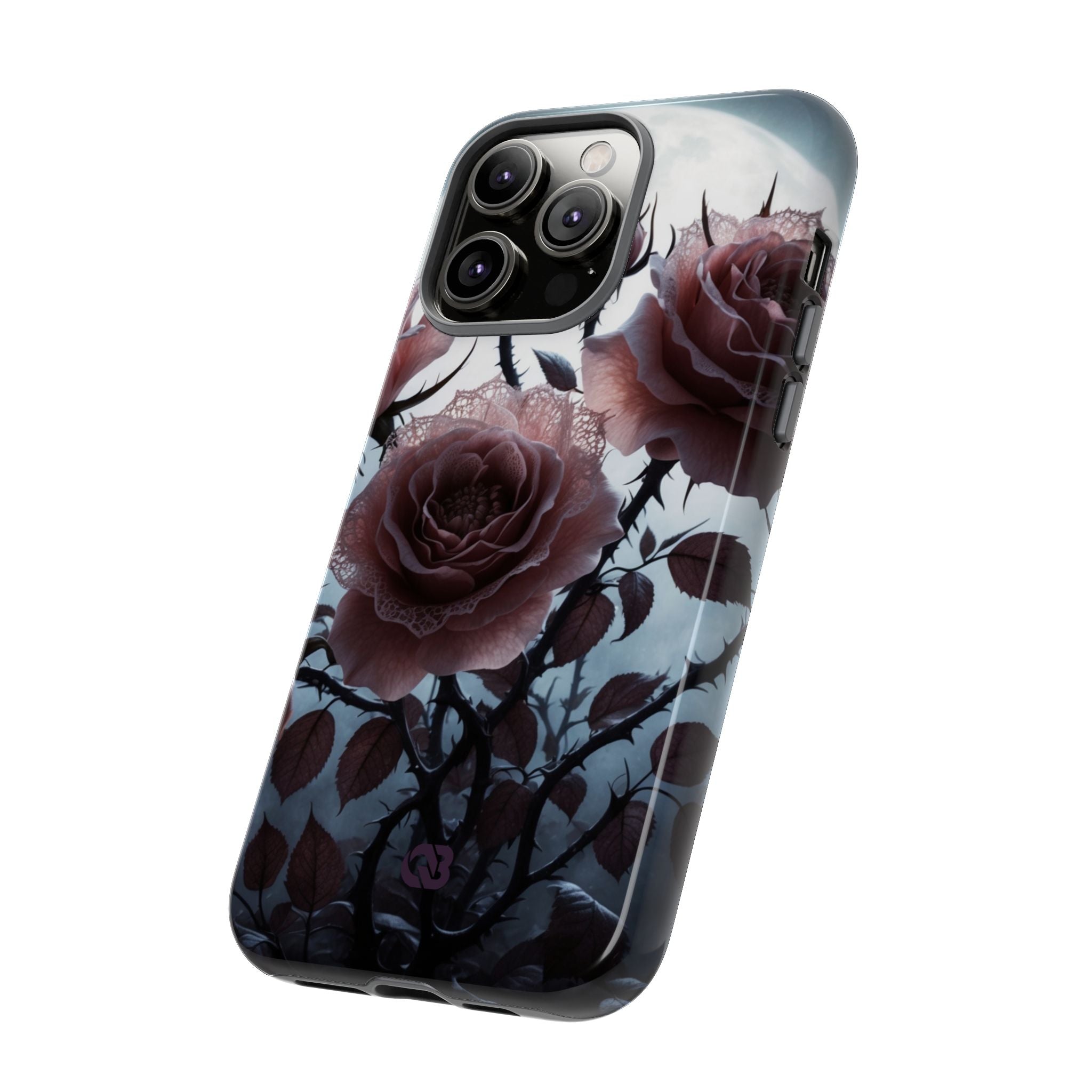 Lunar Lace Petals · Tough Coque de téléphone pour iPhone