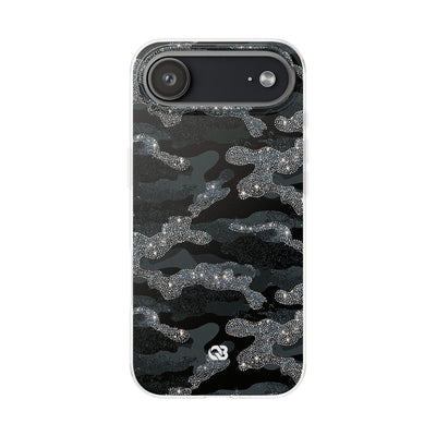 Glitter Shadow Camo · Lite Phone Case for iPhone ·  Black