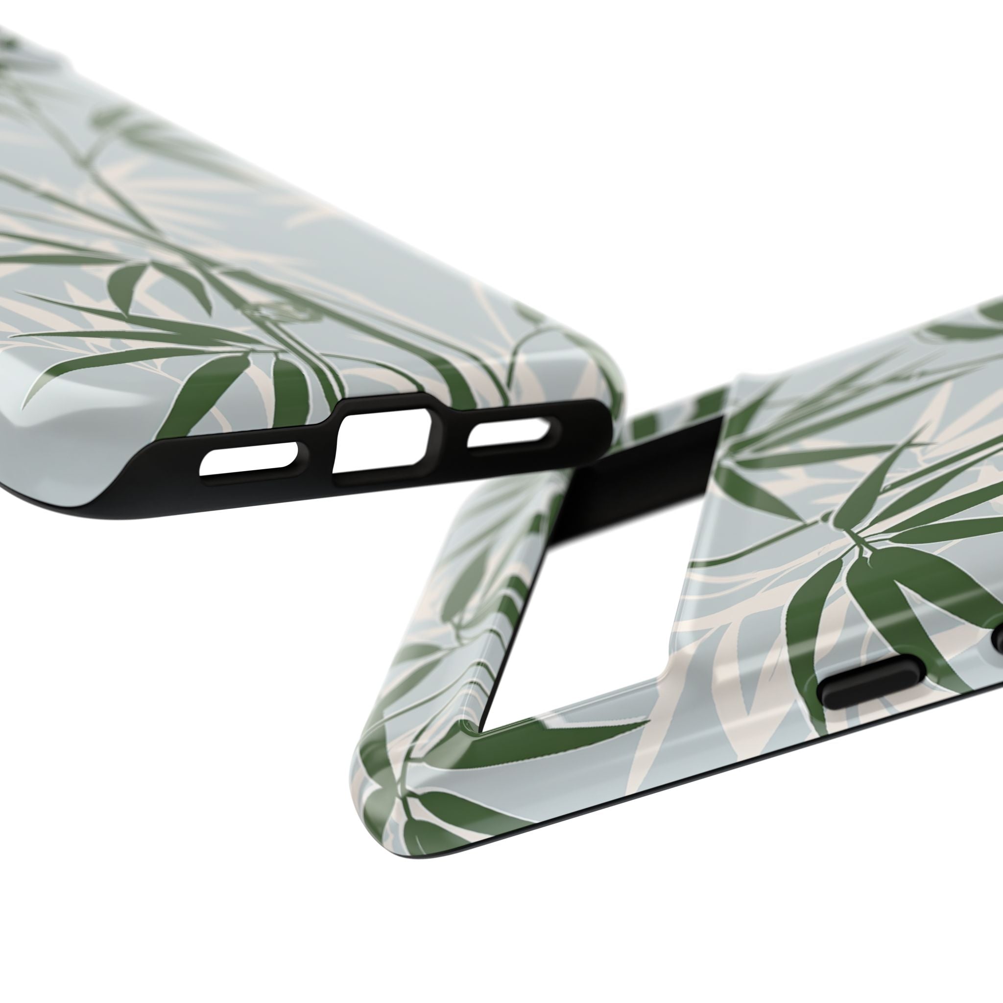 Green Tough Phone Case for Google Pixel - Kyoto Bamboo Canopy