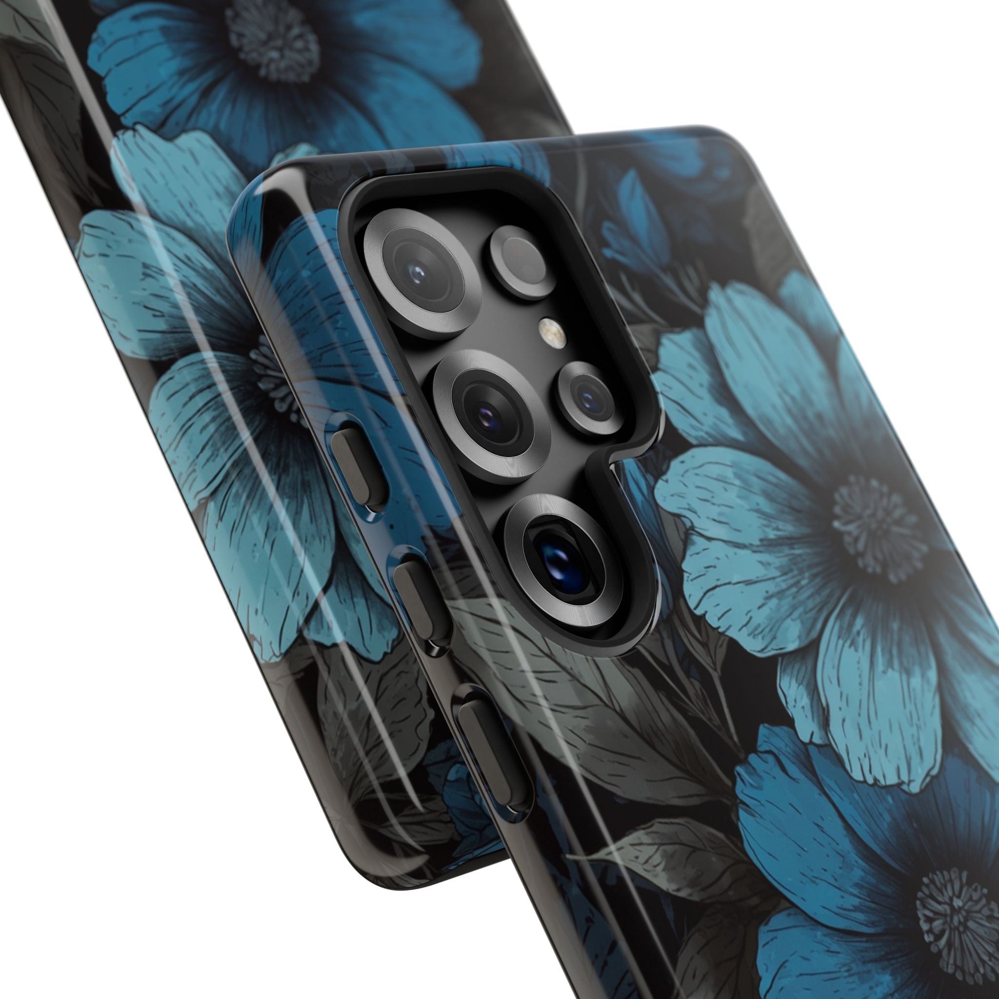 Blue Petal Radiance Samsung S25 Ultra Case - Tough
