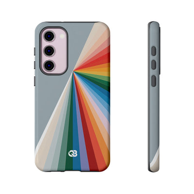 Grey Tough Phone Case for Samsung - Slate Prism Burst