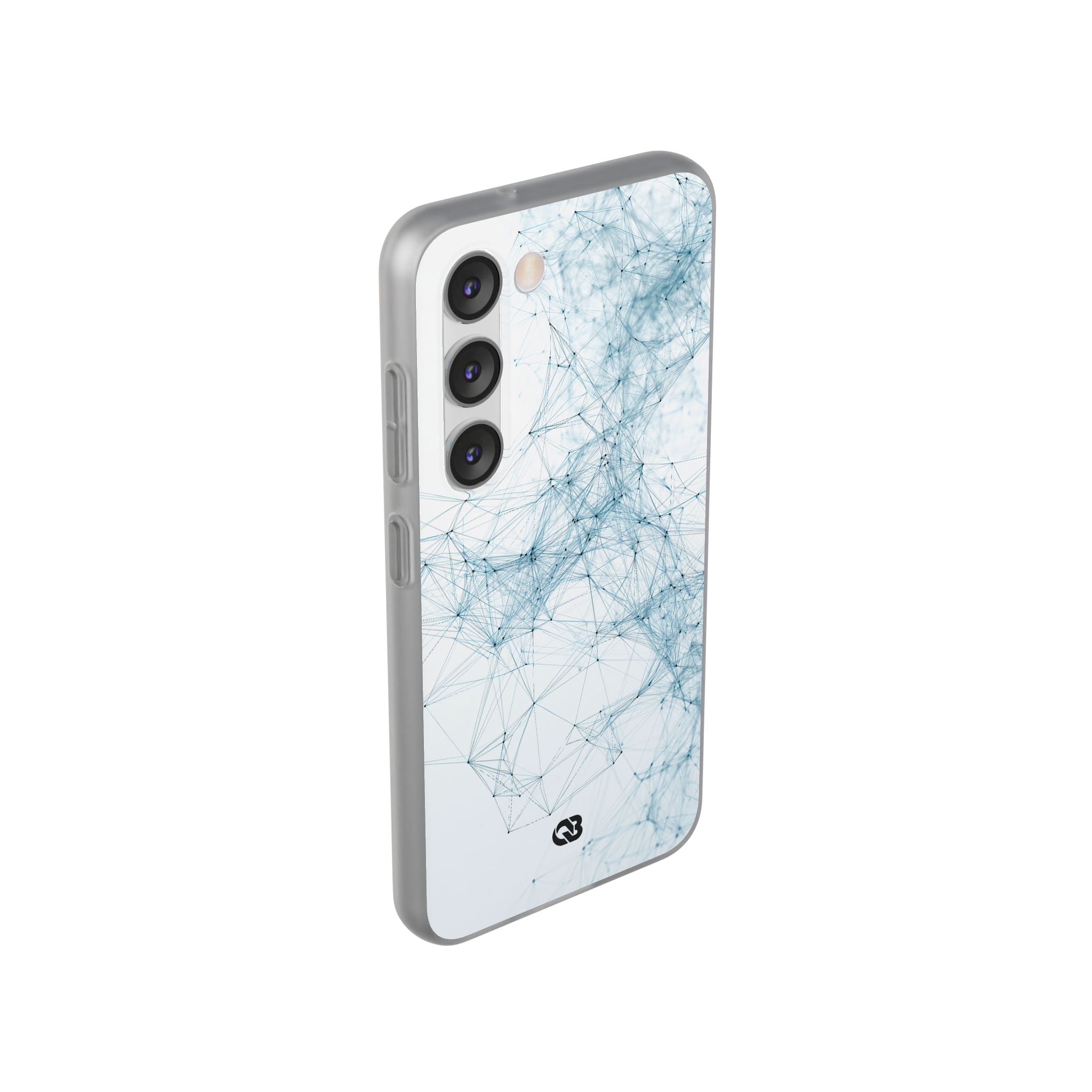 Blue Lite Phone Case for Samsung - Glacial Neural Web