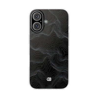 Obsidian Contour Elevation · Lite Phone Case for iPhone ·  Black