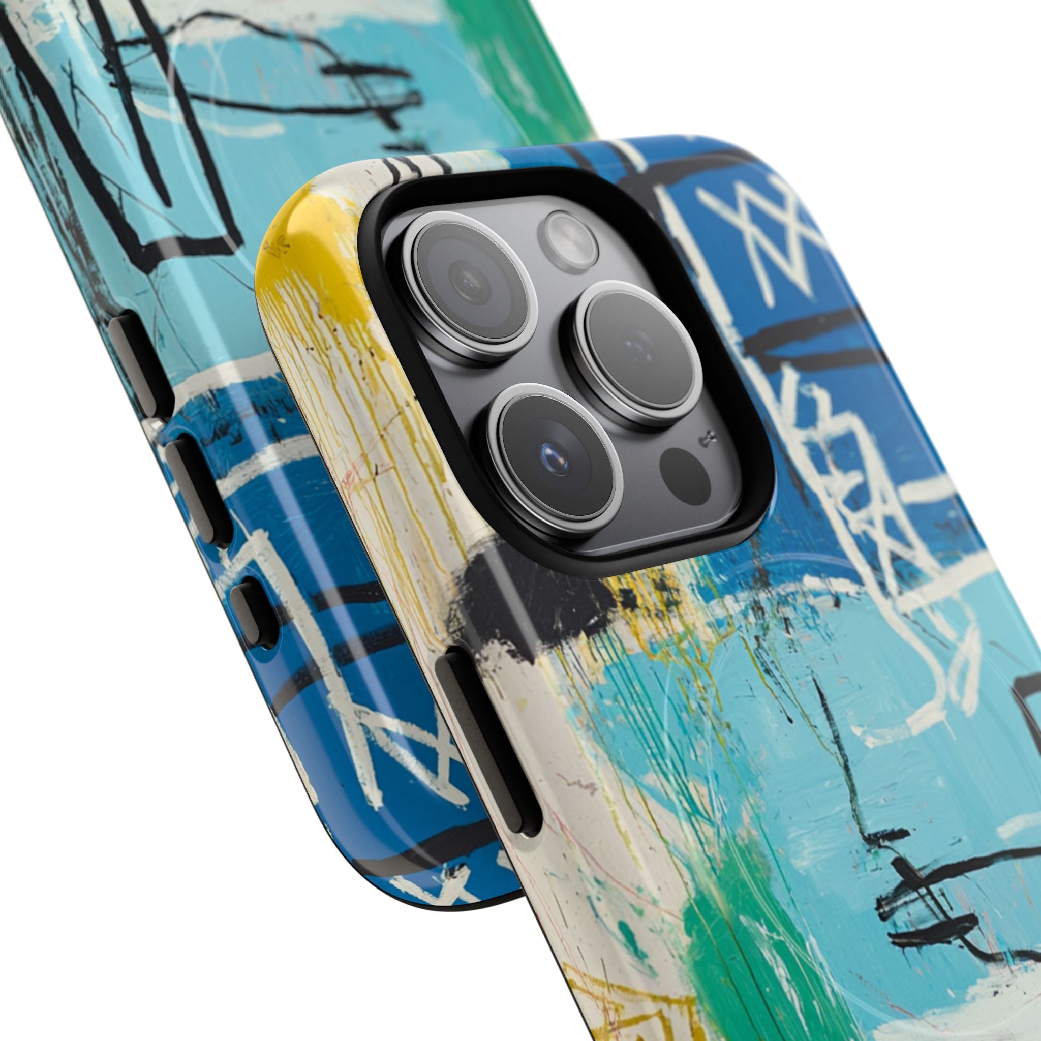 Azure Urban Scribble · Tough+ Phone Case for iPhone · Magsafe