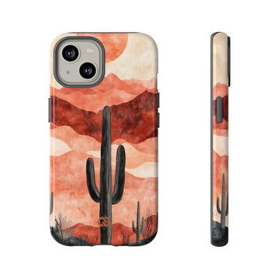 Terracotta Desert Sun · Tough Phone Case for iPhone