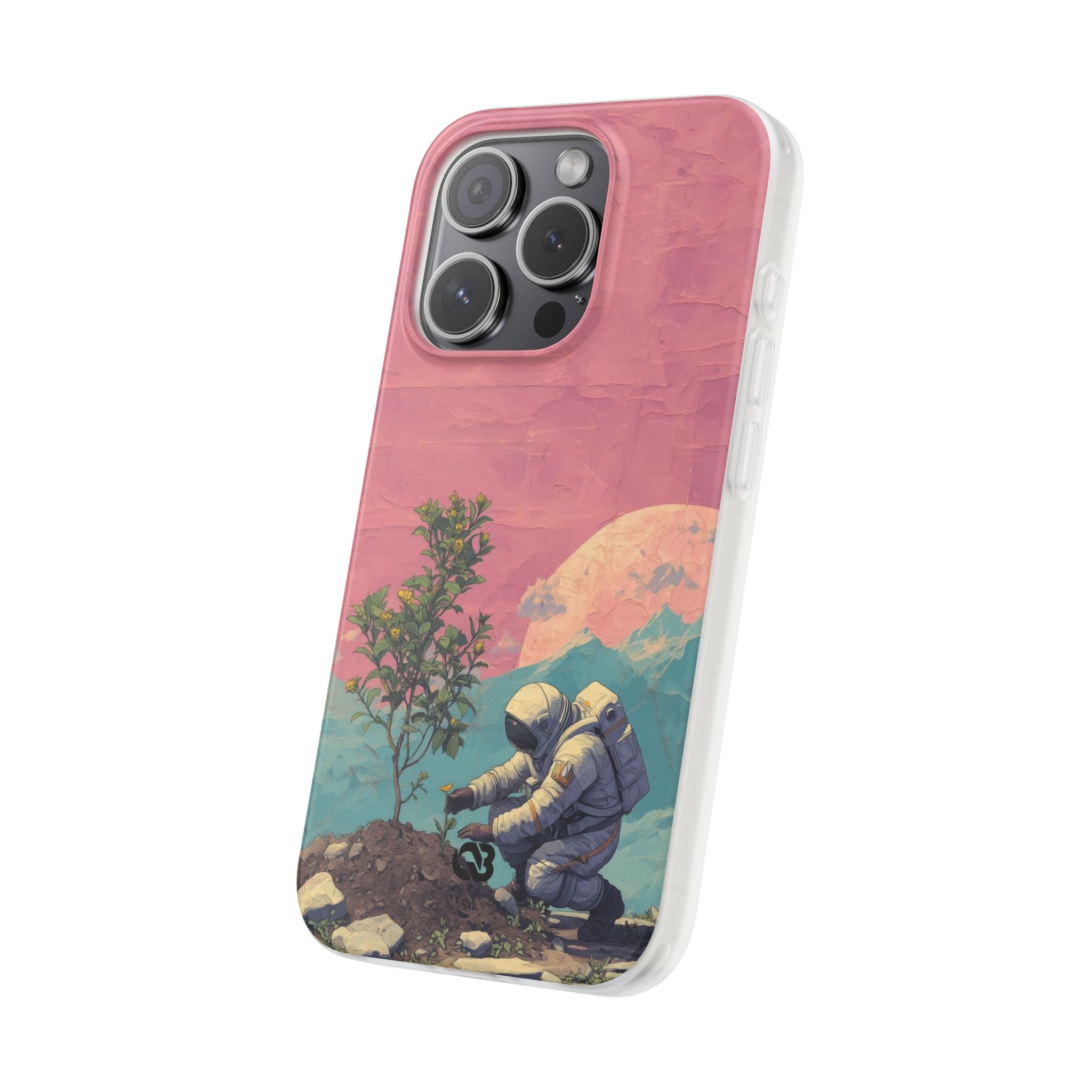 Lunar Pastel Bloom · Soft Phone Case for iPhone
