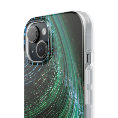 Orbital Data Stream · Lite Phone Case for iPhone ·  Green