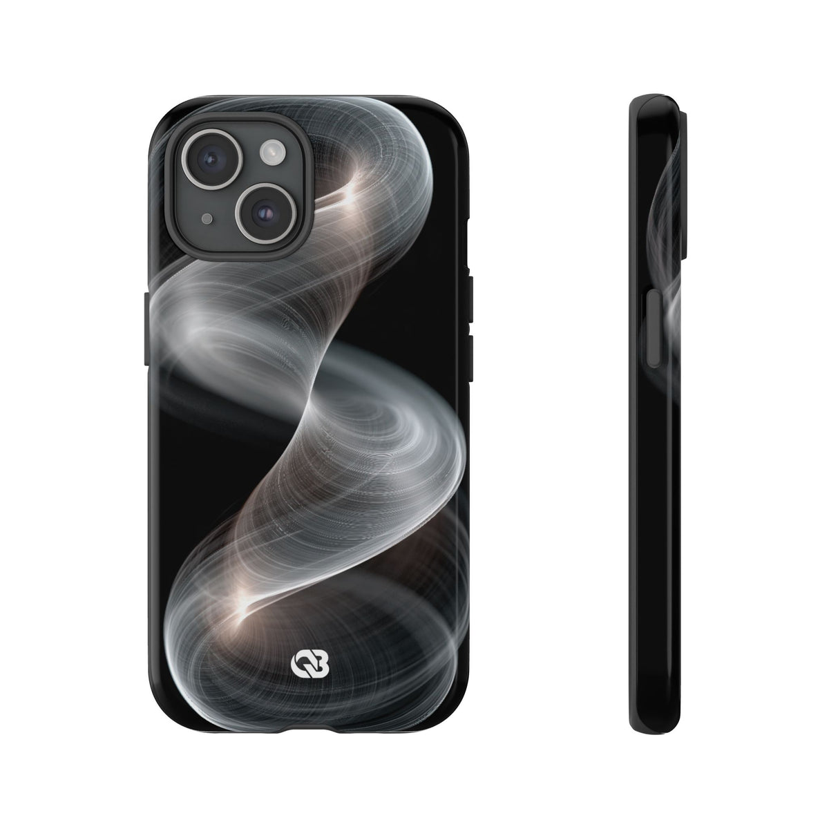 Luminous Vortex · Tough Phone Case for iPhone · Black
