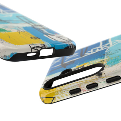 Azure Urban Scribble · Tough Phone Case for Samsung