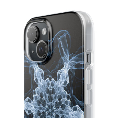 Blue Lite Phone Case for iPhone - Glacial Smoke Crown