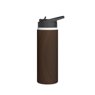 Umber Strata · Insulated Water Bottle · Brown