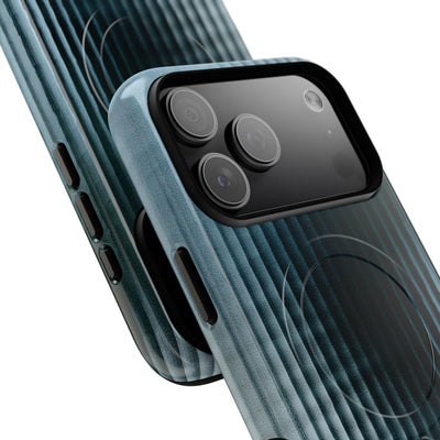 Blue Tough 2.0 Magsafe Phone Case for iPhone - Glacial Reeded Glass