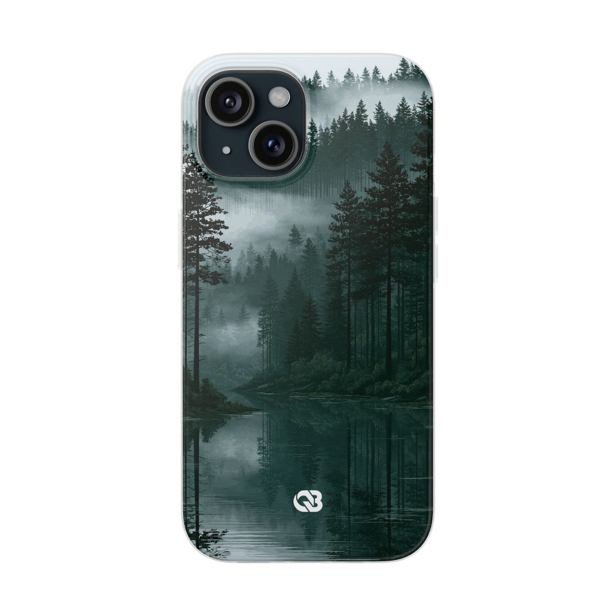 Misty Pine Reflections · Lite Phone Case for iPhone ·  Green