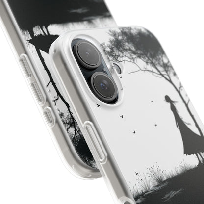 Cliffside Silhouette iPhone 16 Case - Soft