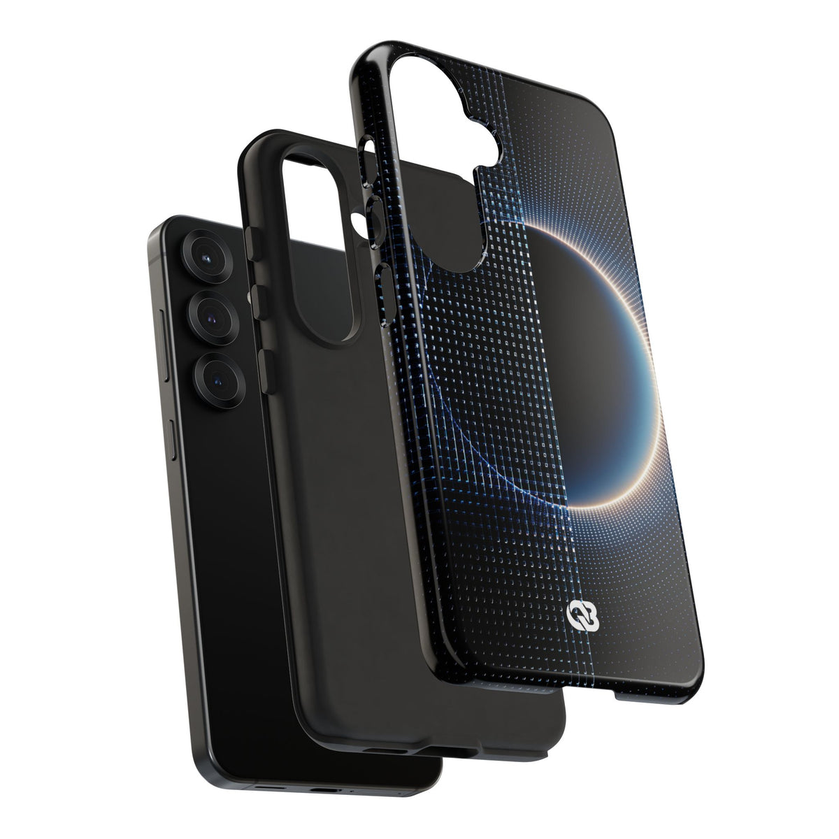 Luminous Meridian · Tough Phone Case for Samsung · Black