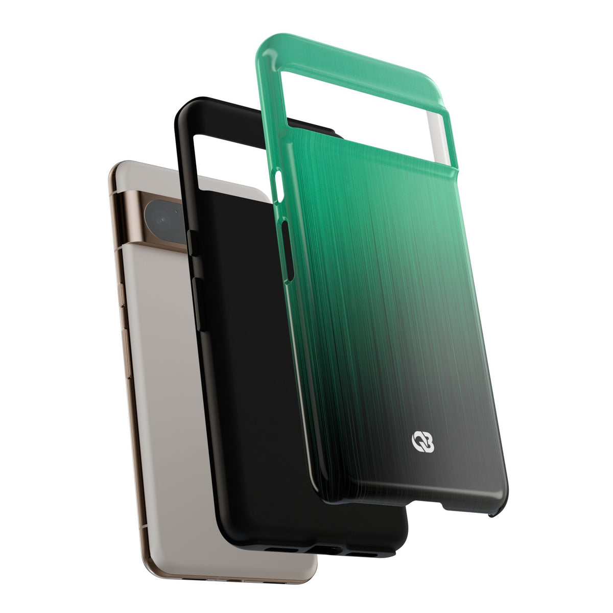 Emerald Cascade · Tough Phone Case for Pixel ·  Green