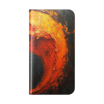 Fiery Yin Yang - iPhone 16 Plus Case - Wallet