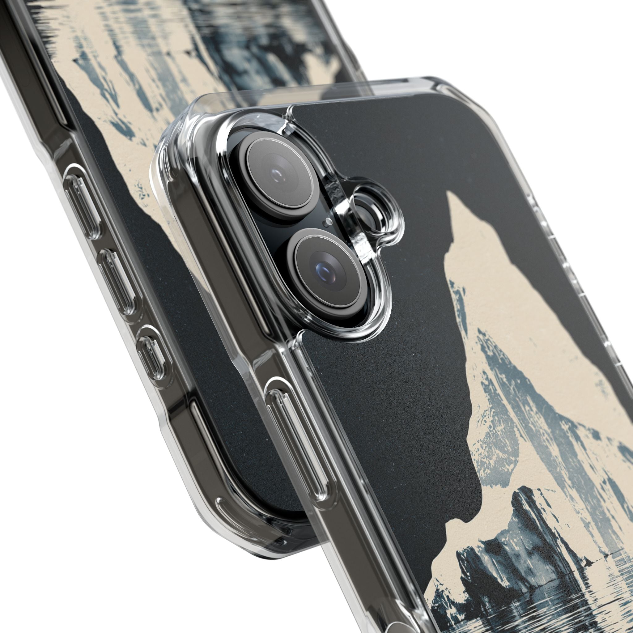 Blue Impact MagSafe Phone Case for iPhone - Frozen Navy Monolith