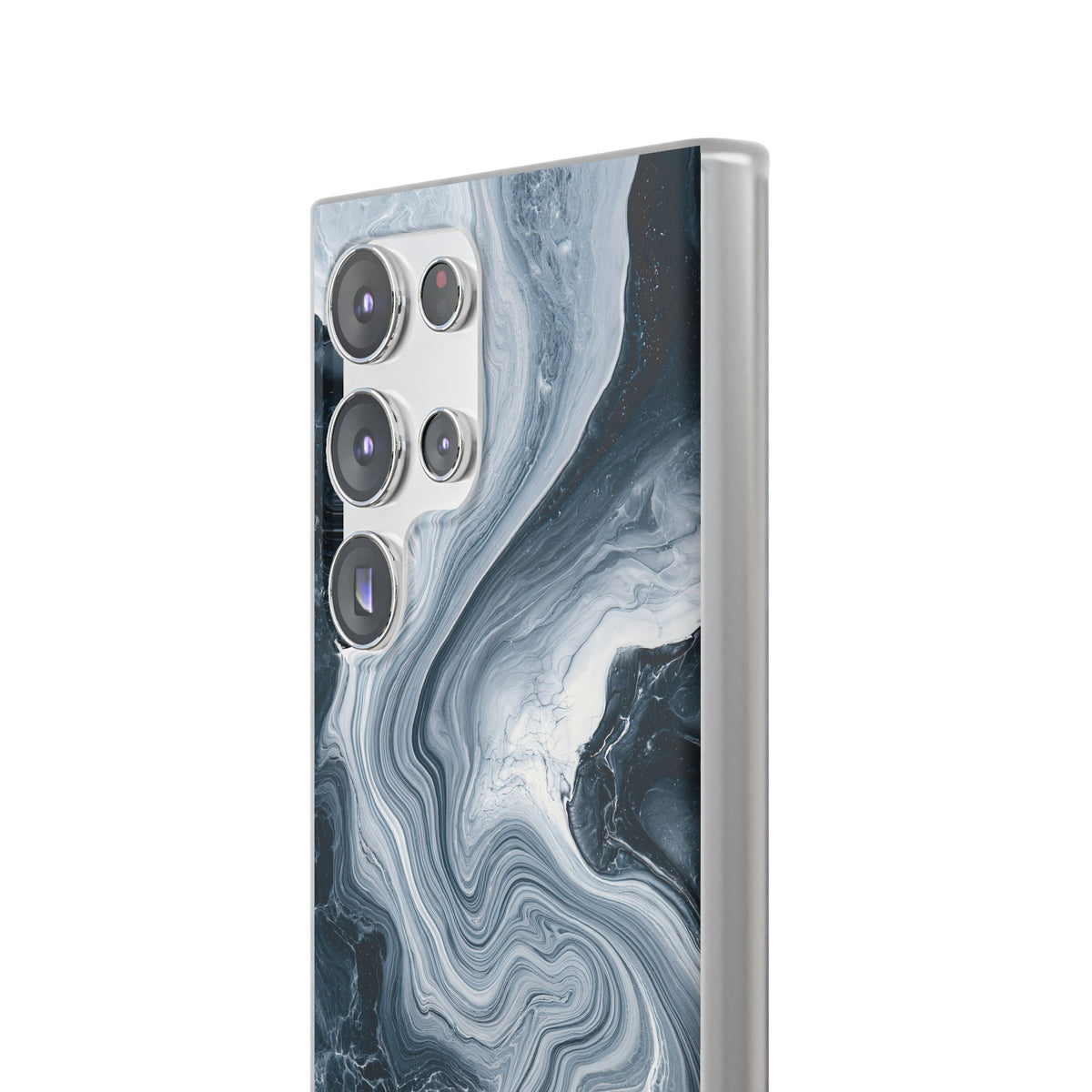 Suminagashi Ink Flow · Lite Phone Case for Samsung · Grey