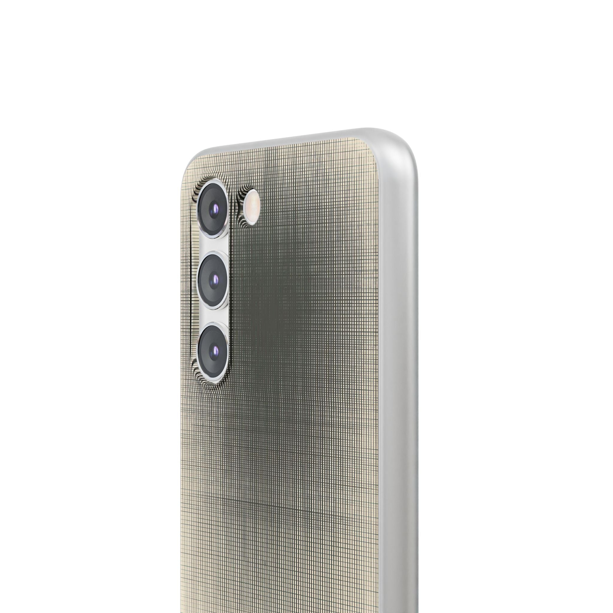 Beige Lite Phone Case for Samsung - Carbon Screen Grid