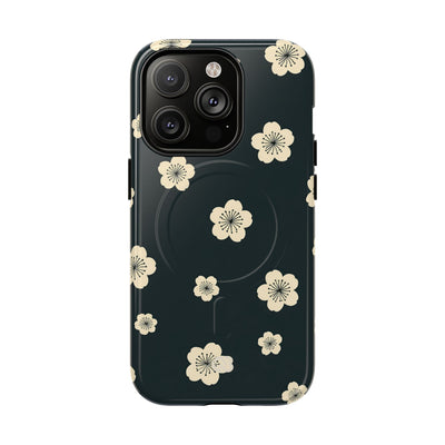 Midnight Sakura Bloom · Tough 2.0 Magnetic Phone Case for iPhone · Black