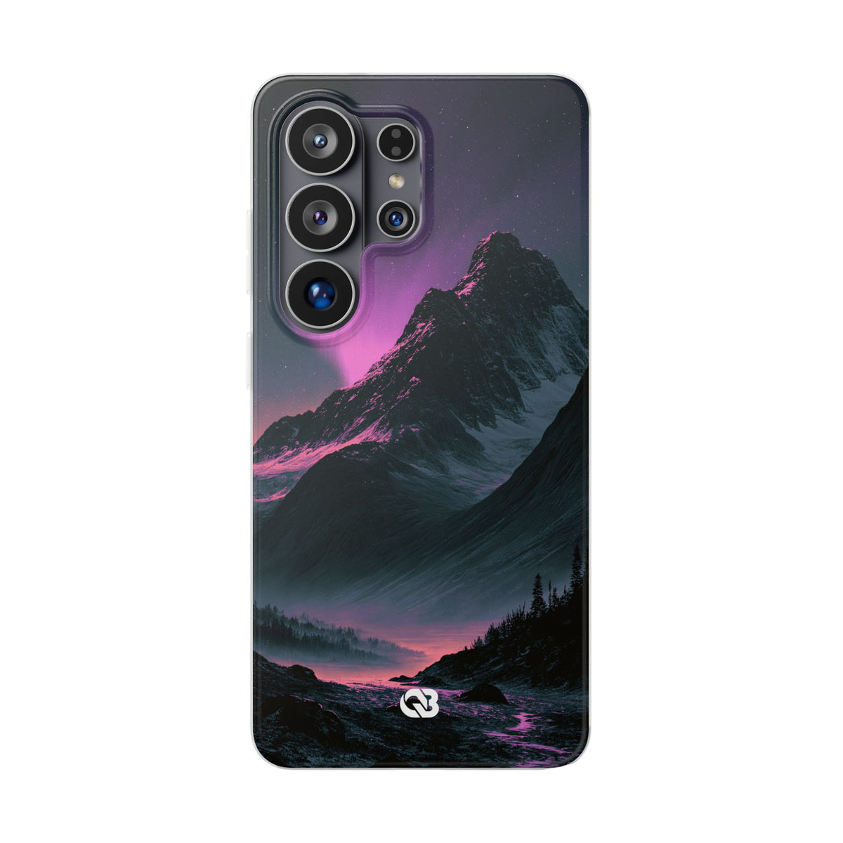 Arctic Aurora Summit · Lite Phone Case for Samsung · Black