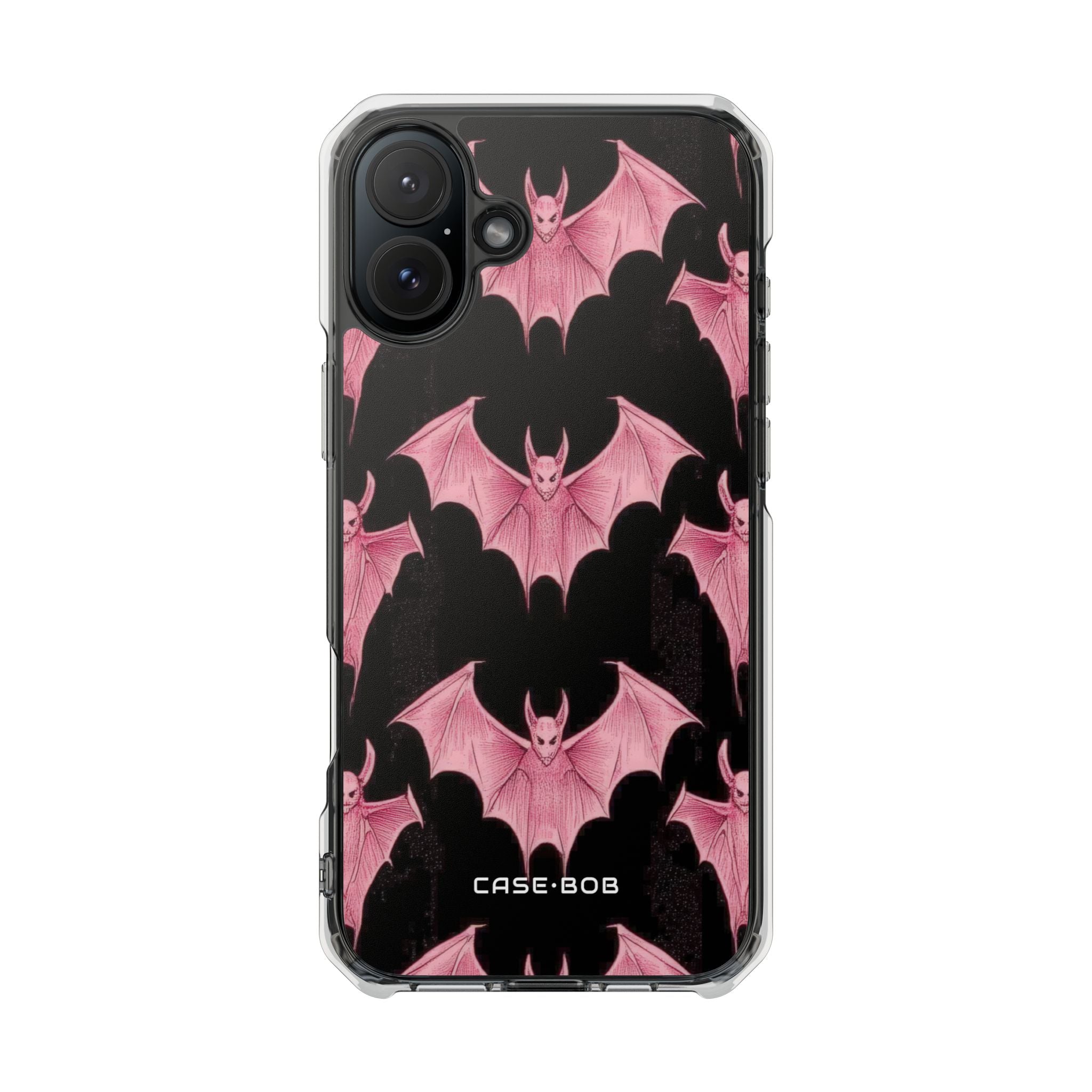 Pink Batwave iPhone 16 Plus Case - Impact