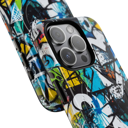 White Ripple Drift iPhone 15 Pro Case - Tough+