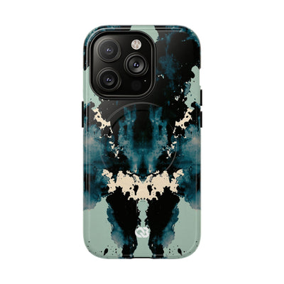 Rorschach Ink Void · Tough 2.0 Magnetic Phone Case for iPhone · Black