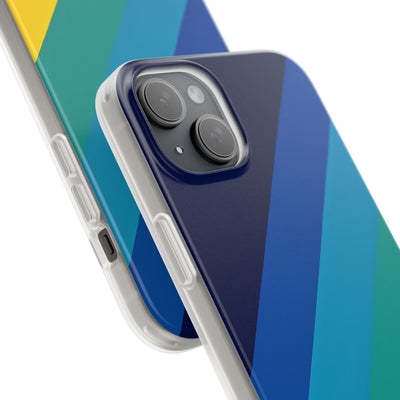 Prismatic Slant · Soft Phone Case for iPhone