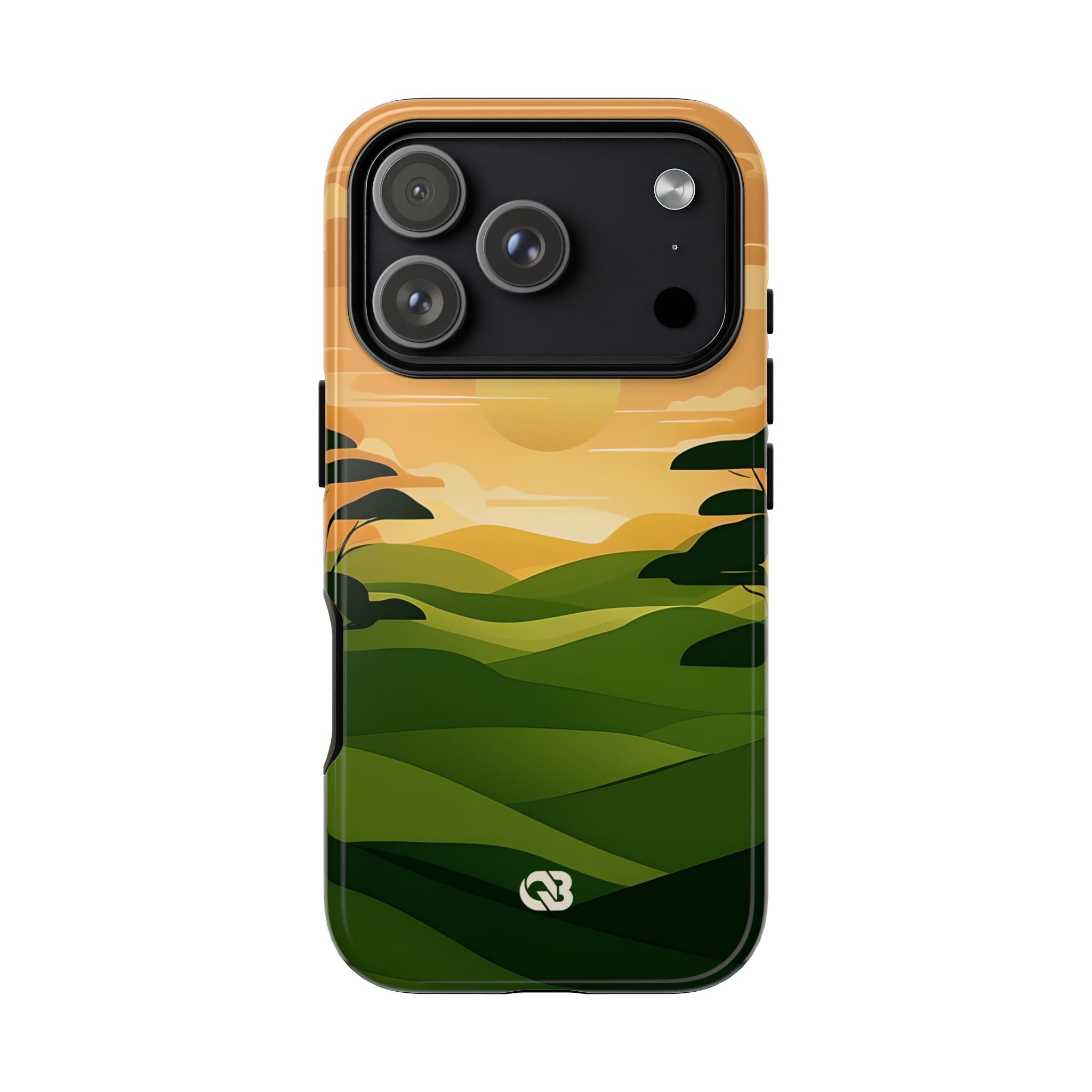 Verdant Horizon Sun · Tough Phone Case for iPhone