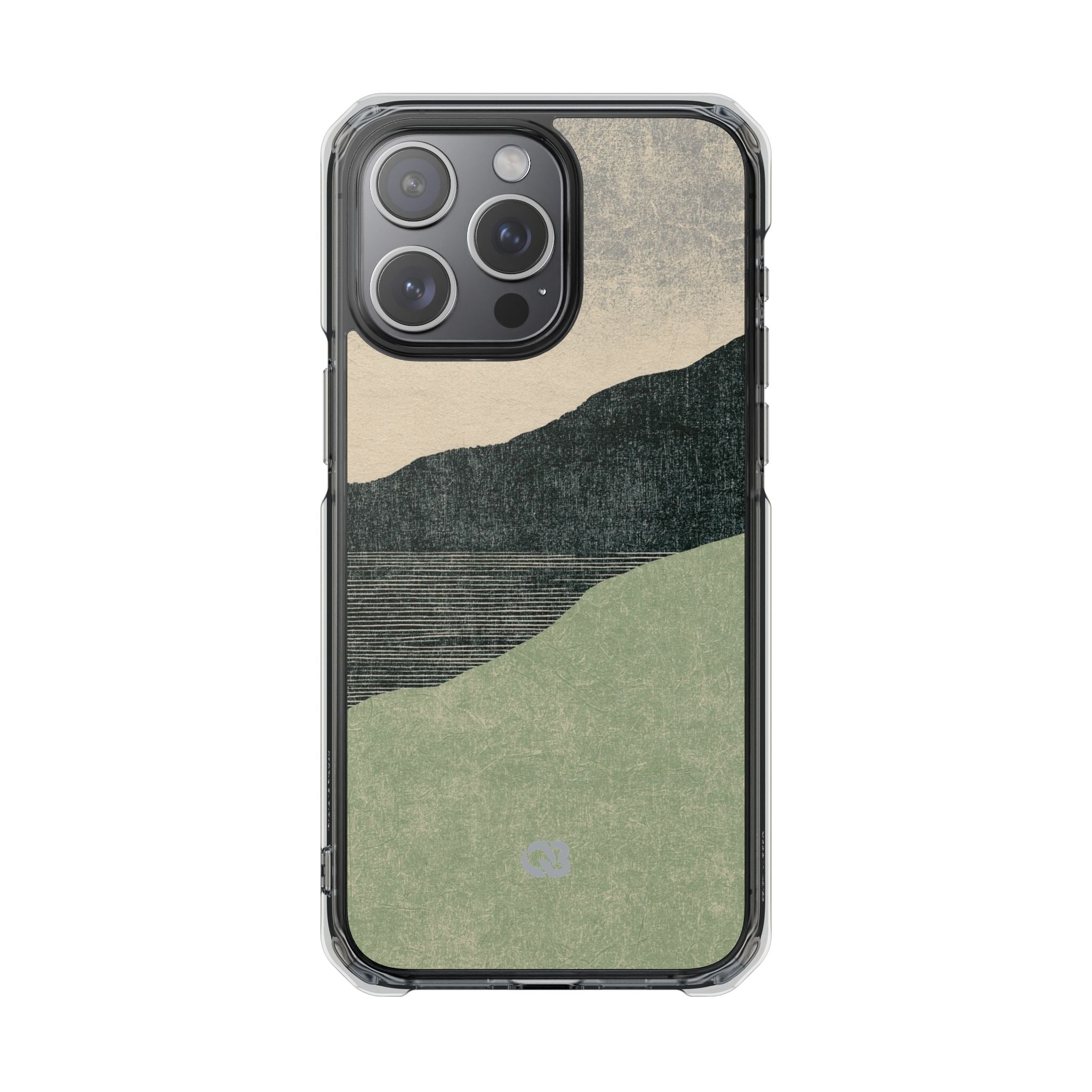 Green Impact MagSafe Phone Case for iPhone - Moss Ridge Grain